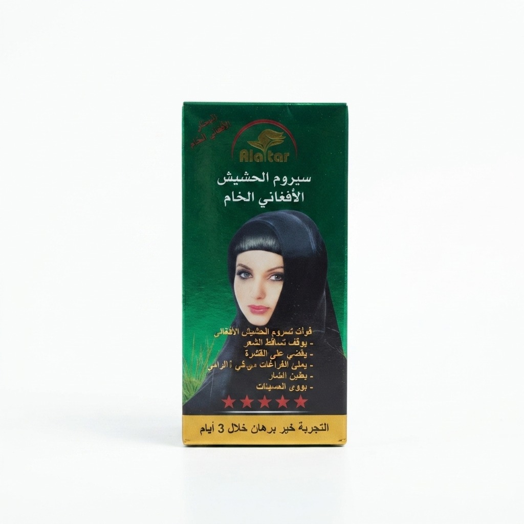 Alatar Raw Afghani Hair Serum (سيروم الحشيش الأفغاني الخام).