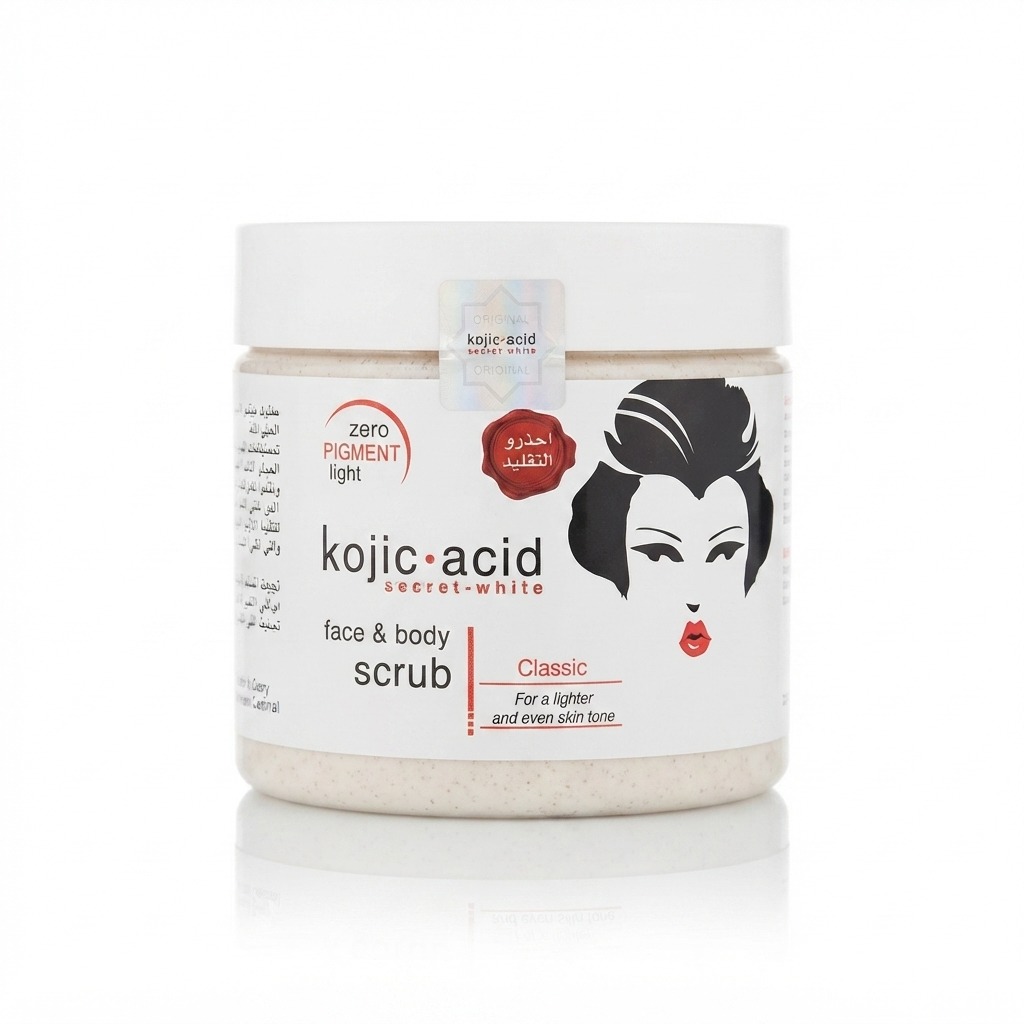 Kojic Acid Secret-White Face & Body Scrub (Classic)