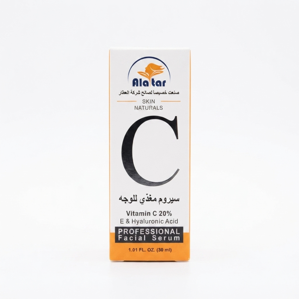 Ala Tar Skin Naturals Vitamin C 20% E & Hyaluronic Acid Professional Facial Serum (30 ml)