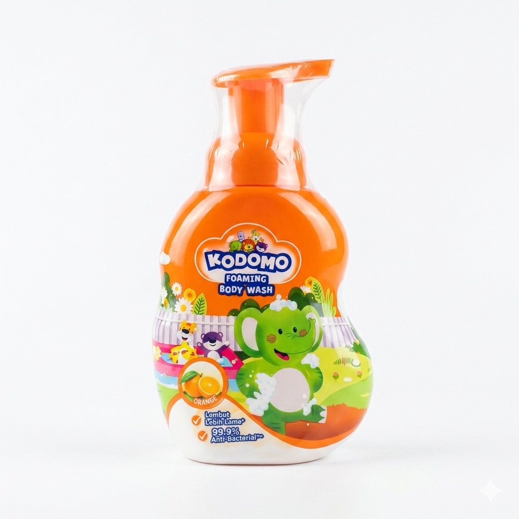 Kodomo Foaming Body Wash (Orange)