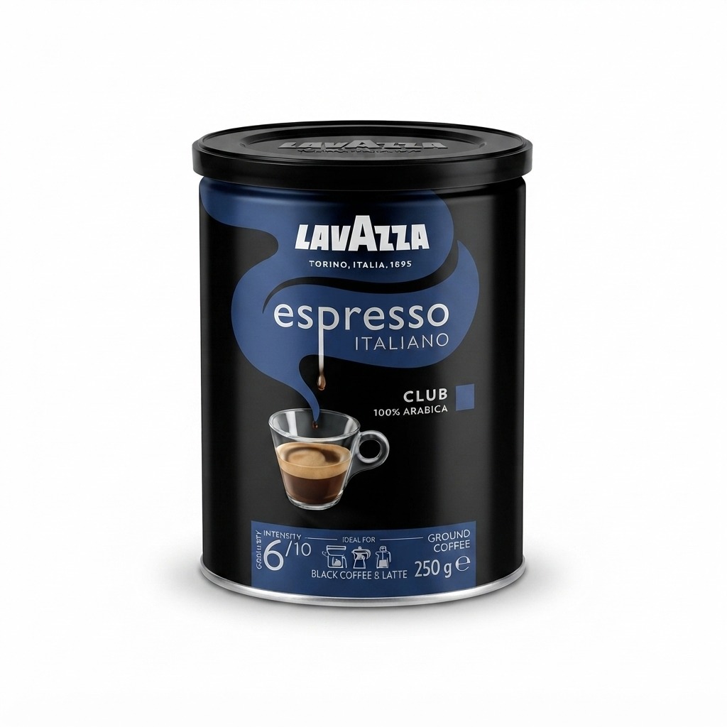 Lavazza Espresso Italiano Club Ground Coffee (100% Arabica)