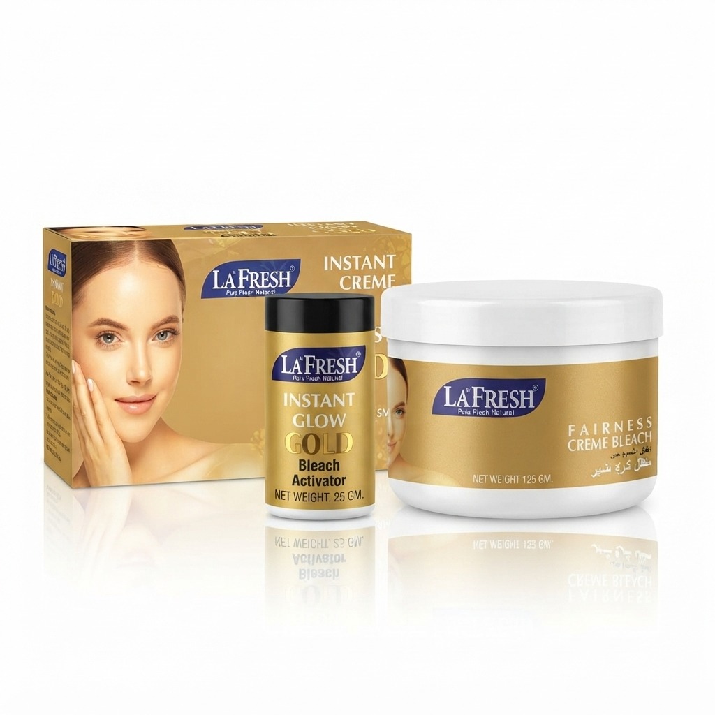 LA'FRESH Fairness Creme Bleach (Instant Glow Gold)