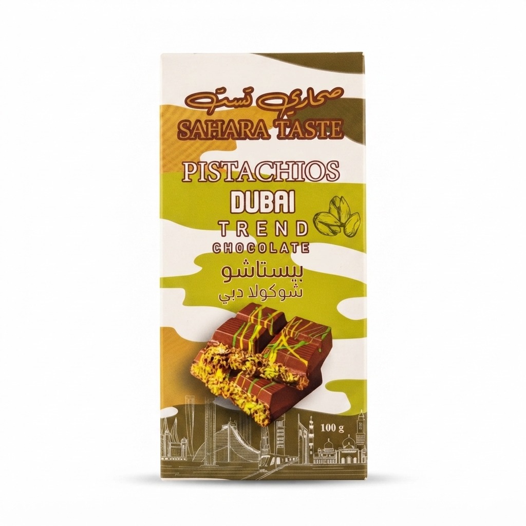 Saffra Taste Pistachios Dubai Trend Chocolate