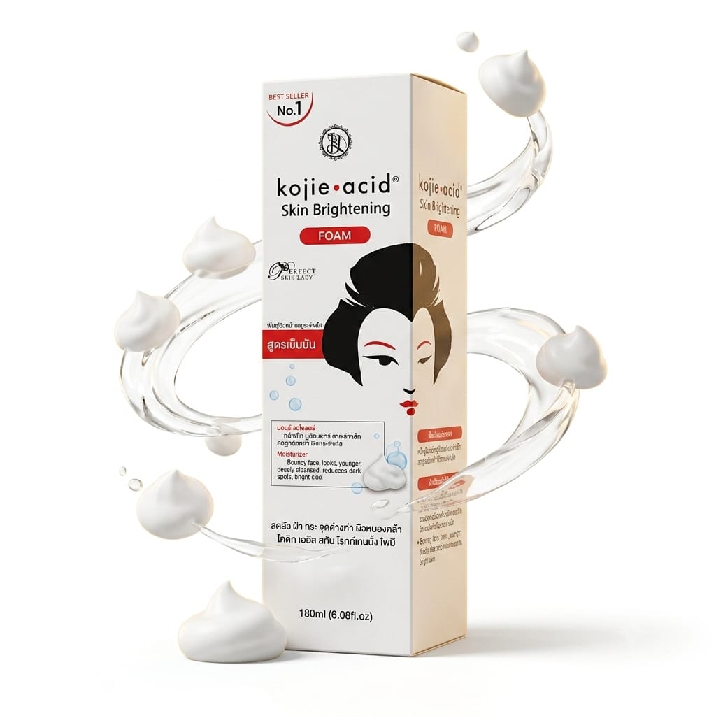 Kojic Acid Skin Brightening Foam