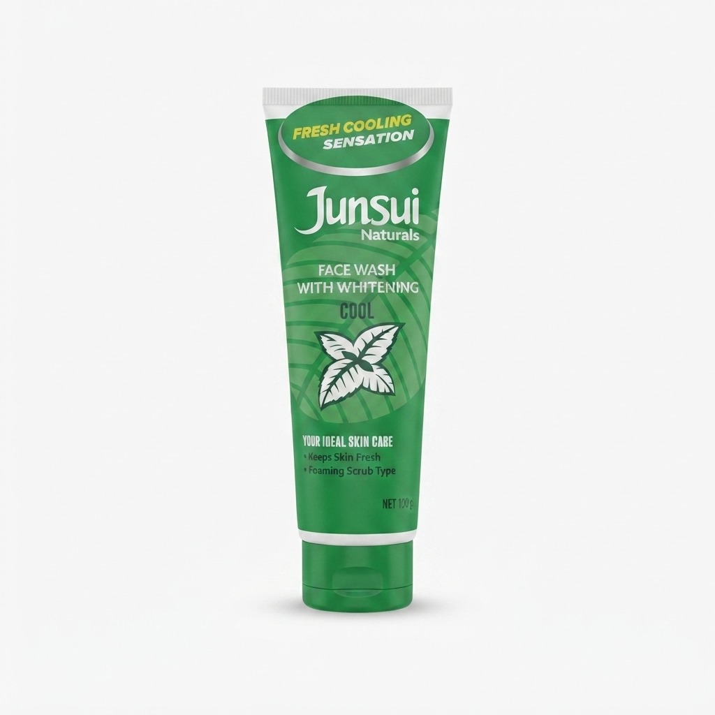 Junsui Naturals Face Wash with Whitening Cool (Net 100g)