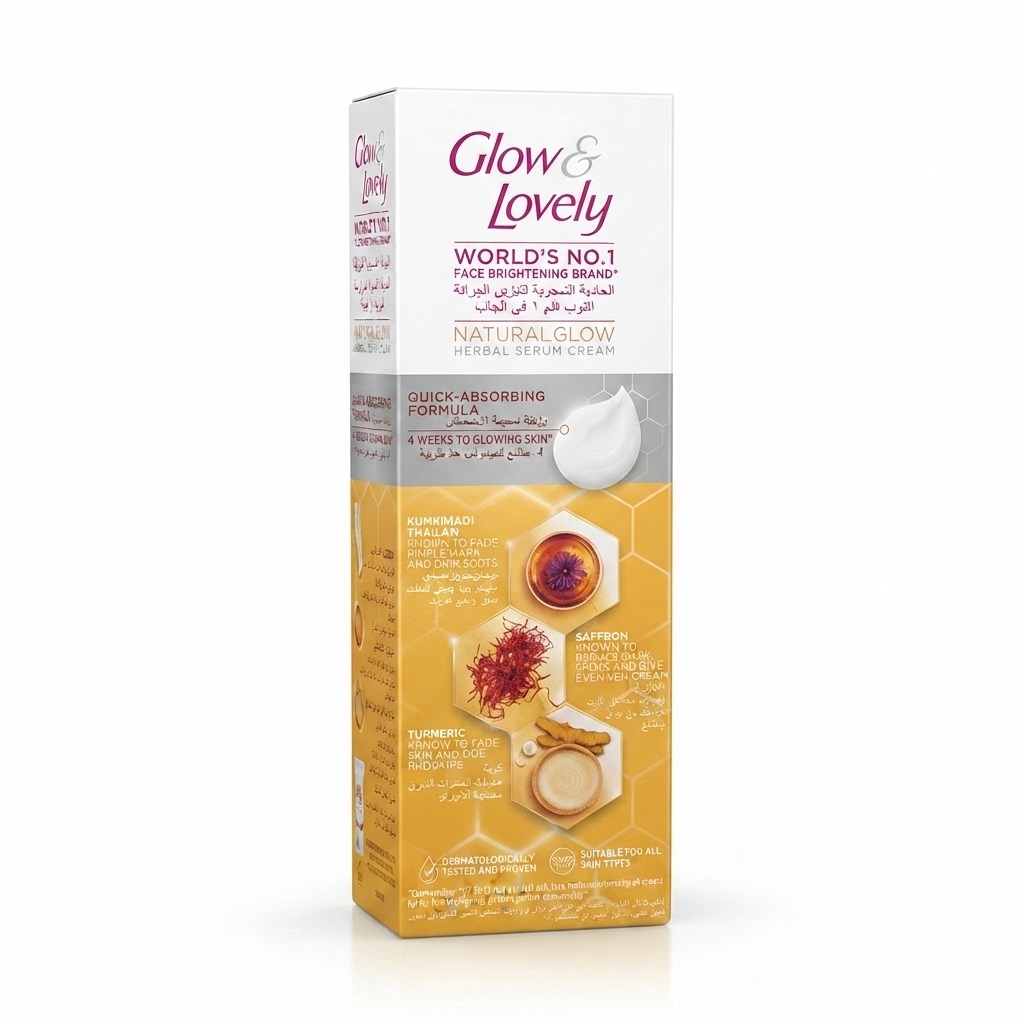Glow & Lovely Natural Glow Herbal Serum Cream