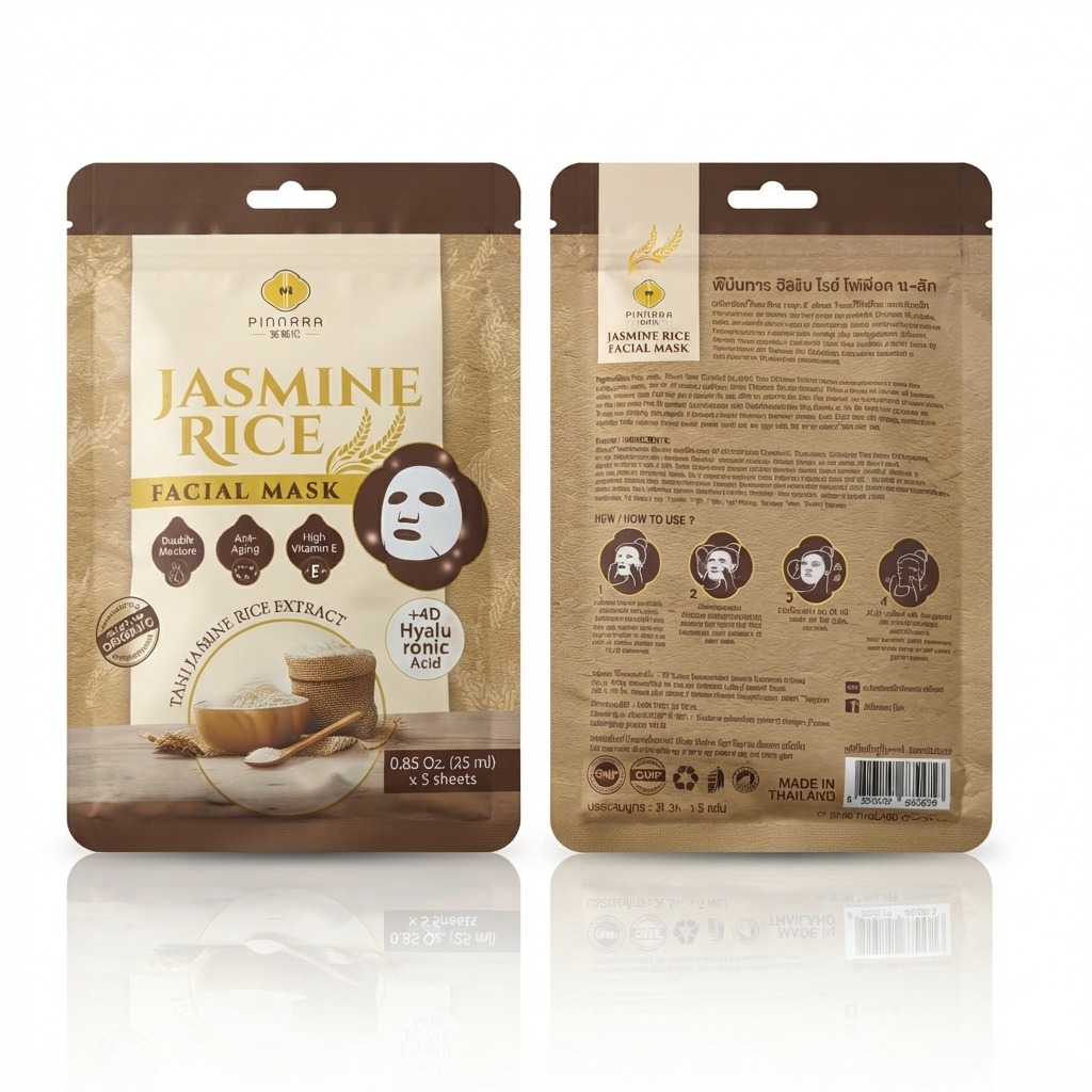 PINNARA Jasmine Rice Facial Mask